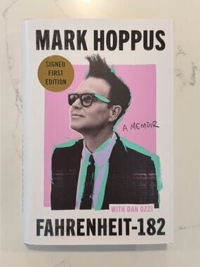 Mark Hoppus Signed Book AUTOGRAPHED Fahrenheit-182 A Memoir Blink 182 #20